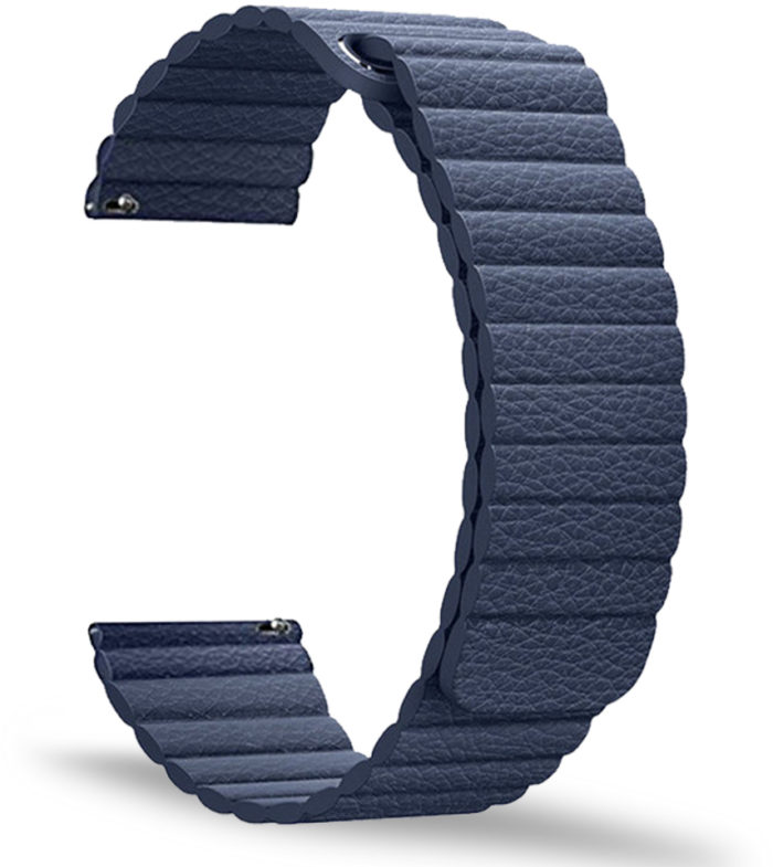 4wrist Provlékací řemínek pro klasické hodinky - Midnight Blue 22 mm