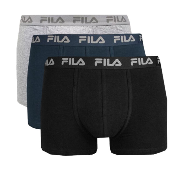 Fila 3 PACK - pánske boxerky FU5004/3-996 M