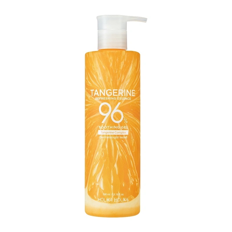 Holika Holika Upokojujúci gél s mandarínkovým extraktom Tangerine Refreshing Essence 96% (Soothing Gel) 390 ml