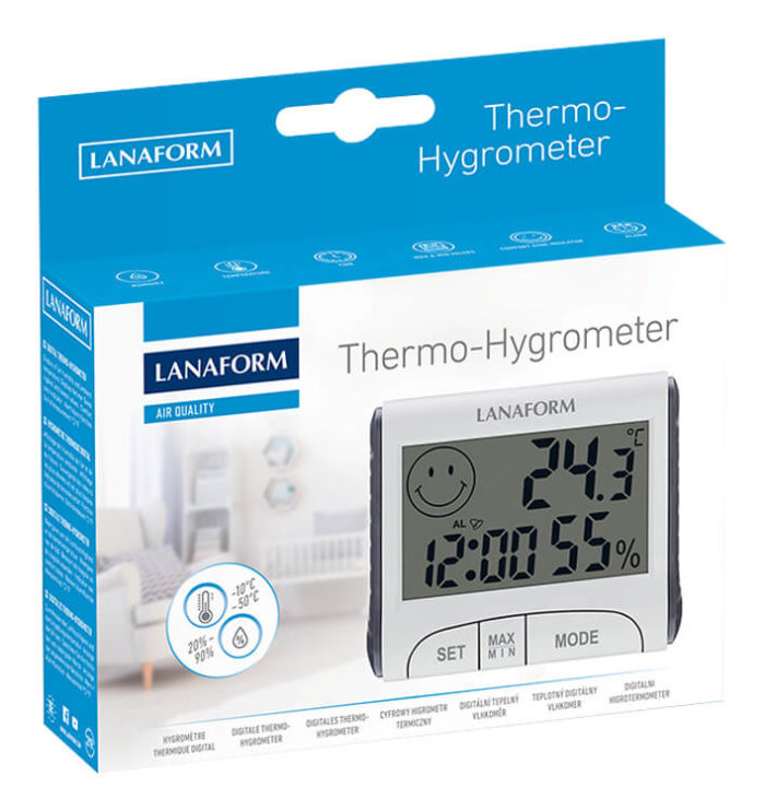 Lanaform Thermo-Hygrometer digitálny teplo-vlhkomer