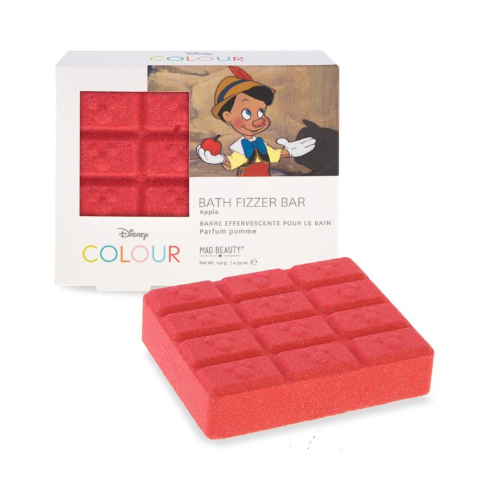 Mad Beauty Šumivá bomba do kúpeľa v tvare tabuľky čokolády Colour Bath Fizzer Bar Pinocchio 130 g