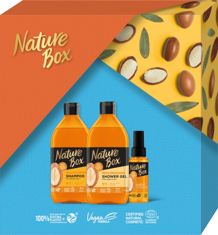 Nature Box Darčeková sada prírodnej starostlivosti Argan Oil