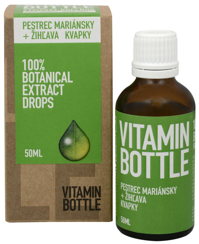 Vitamin-Bottle Pestrec mariánsky + žihľava 50 ml