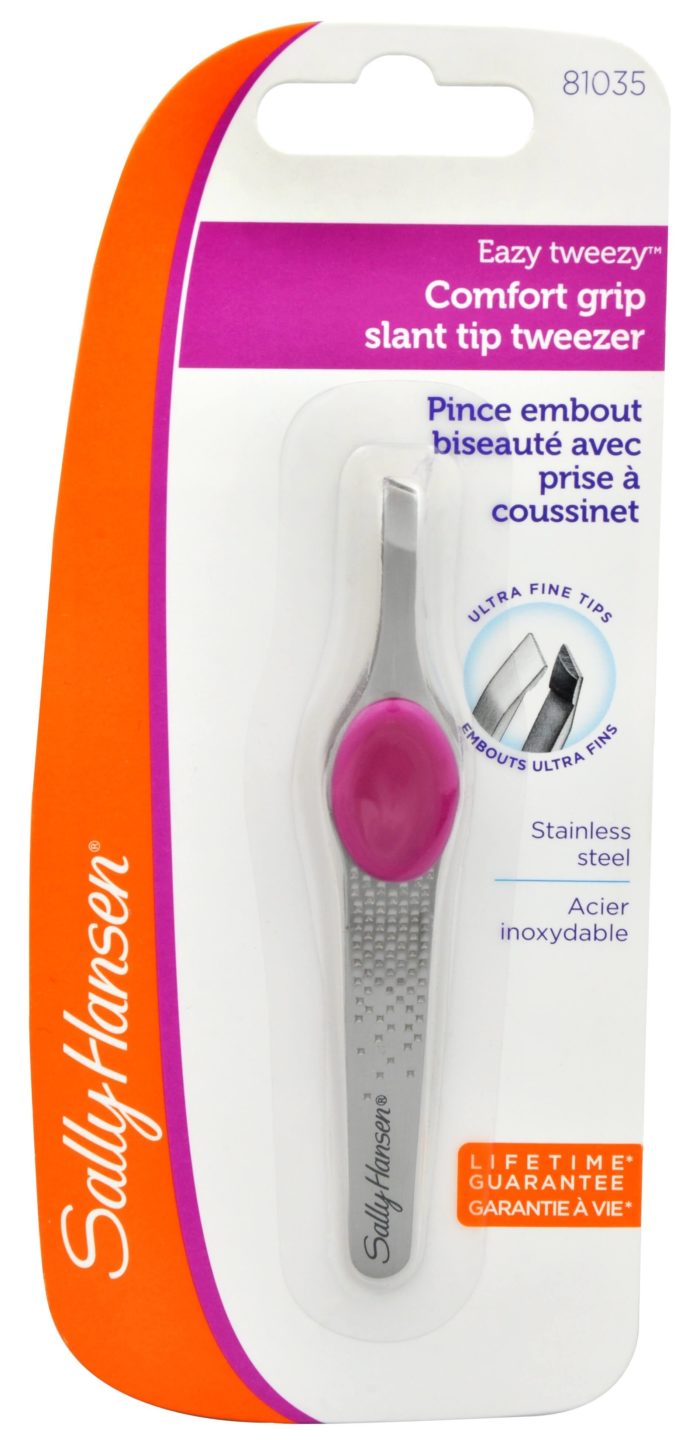 Sally Hansen Pinzeta so šikmou špičkou a komfortným držadlom (Comfort Grip Slant Tip Tweezer) 81035