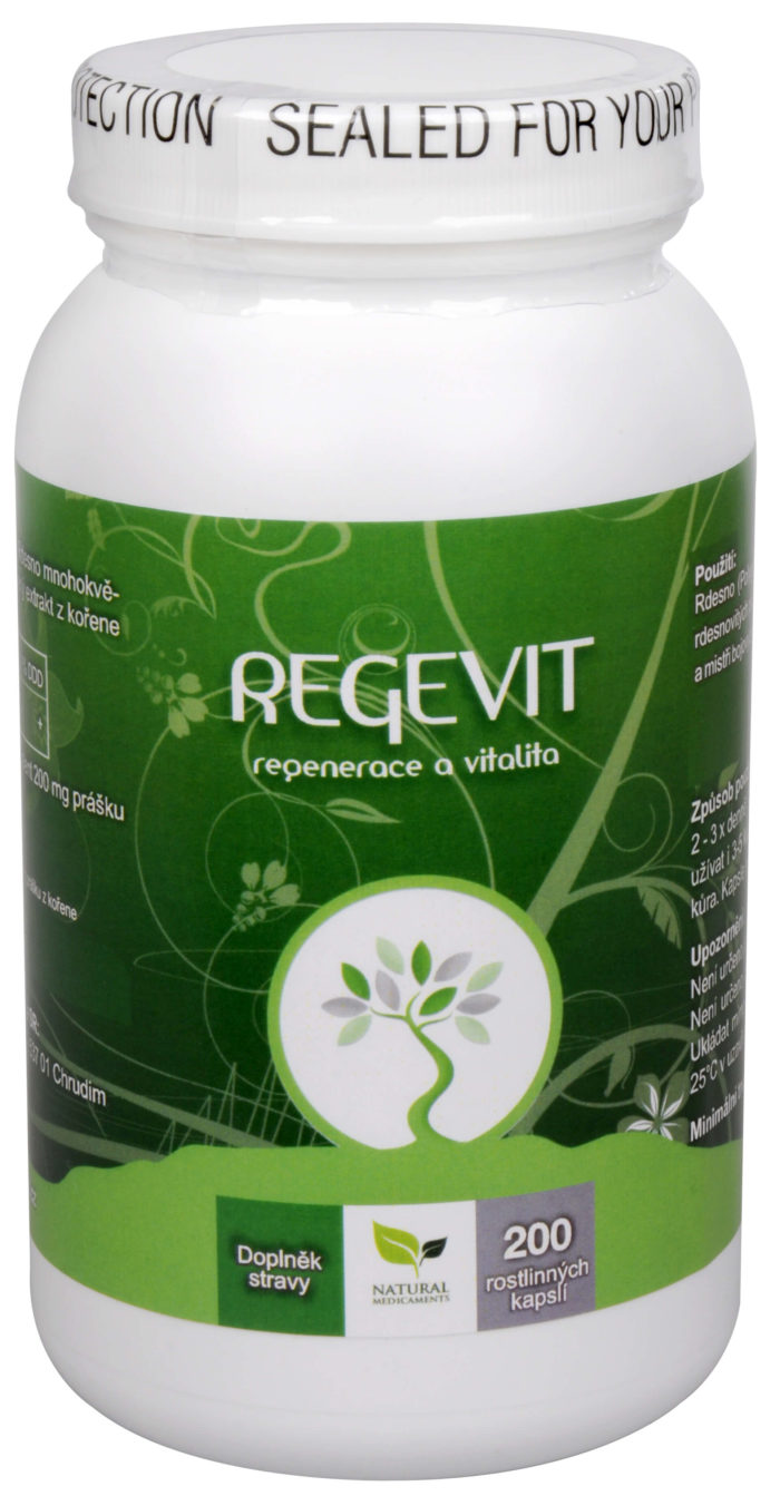 Natural Medicaments Regevit 200 kapsúl