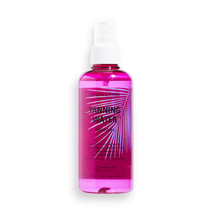 Revolution Samoopaľovacia voda v spreji Light /Medium Beauty (Tanning Water) 200 ml