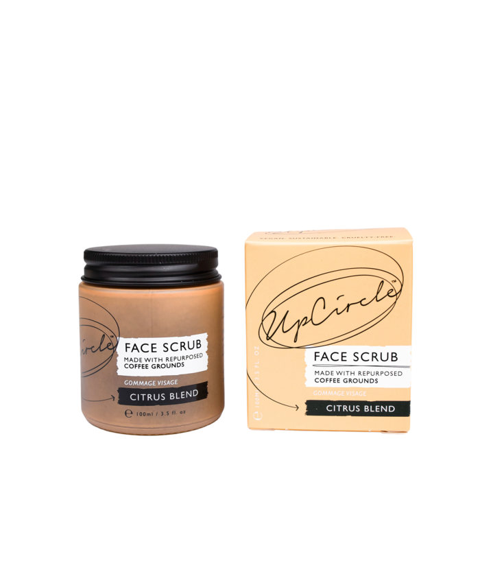 UpCircle Peeling pre normálnu a suchú pleť Coffee Face Scrub Citrus Blend 100 ml