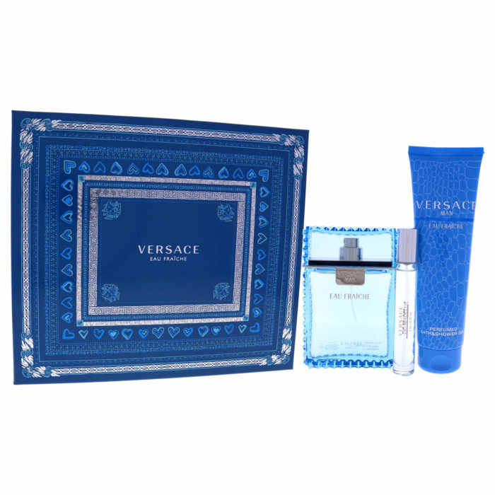 Versace Eau Fraiche Man - EDT 100 ml + sprchový gel 150 ml + EDT 10 ml